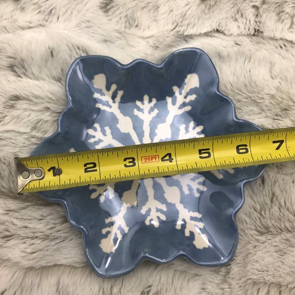 [St. Nicholas Square] Winter Frost Snowflake Cocktail Plates Holidays Christmas - Picture 8 of 8